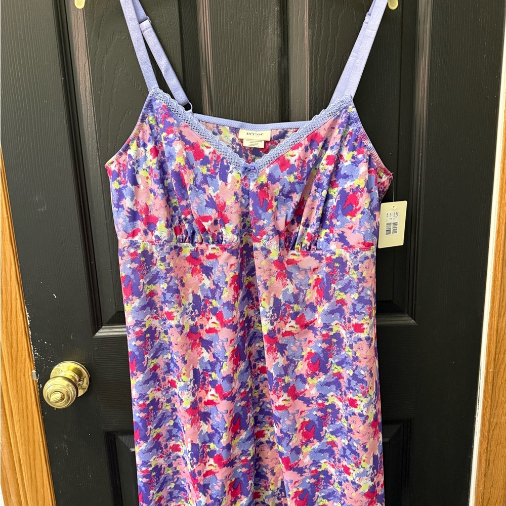 Plus size (3x) NWT Colorful Floral Slip Dress